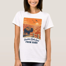 Frihet Ser Bra Ut Canyon T-shirts