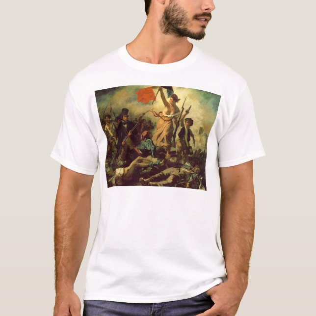 Frihet som leder folket tee shirt (Framsida)