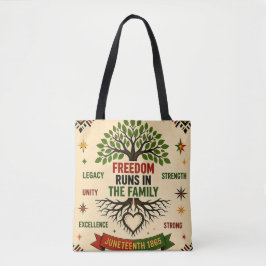 Frihet springer i familjen Tote Bag Tygkasse
