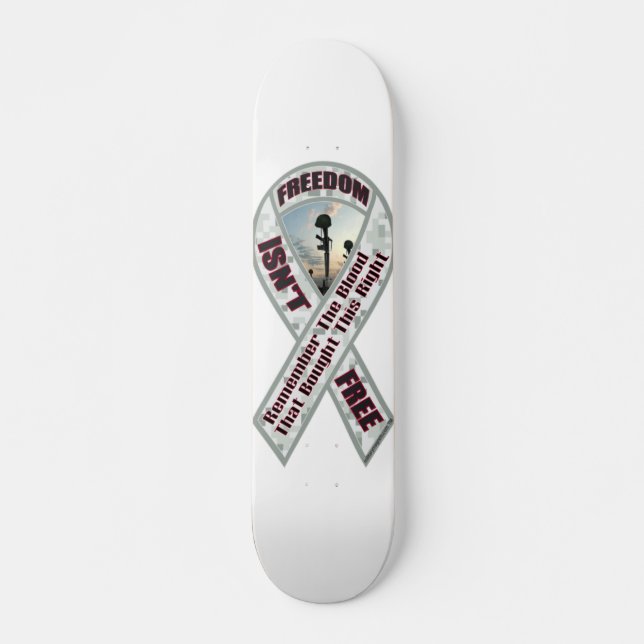 Frihet stiger ombord! skateboard bräda 21,5 cm (Framsida)