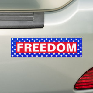 Frihet (stjärnor) Bumper Sticker Bildekal