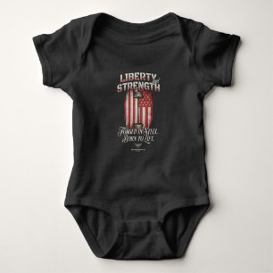 Frihet Styrka Smidd Stål American Iron Athl T Shirt