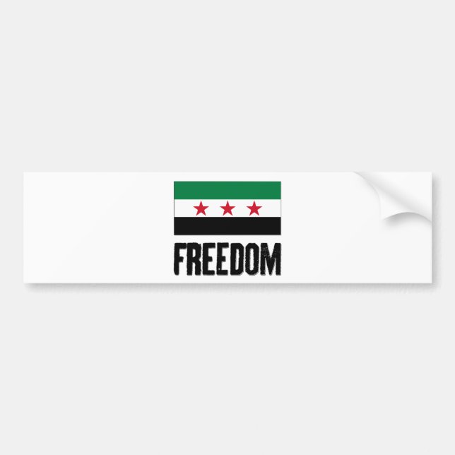 Frihet - Syrien Bildekal (Framsidan)