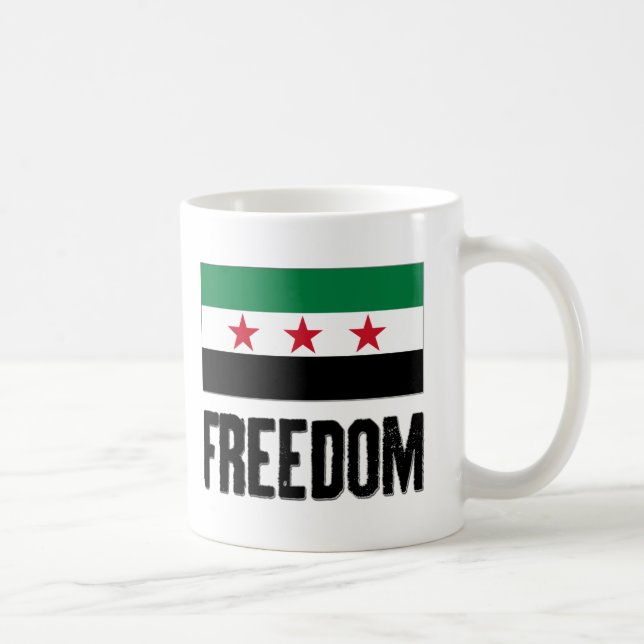 Frihet - Syrien Kaffemugg (Höger)