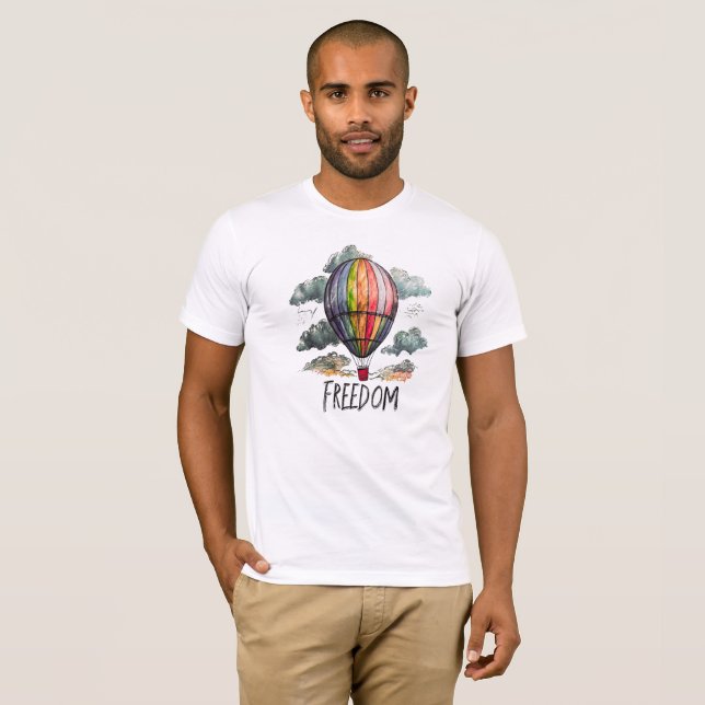 frihet t shirt (Hel framsida)