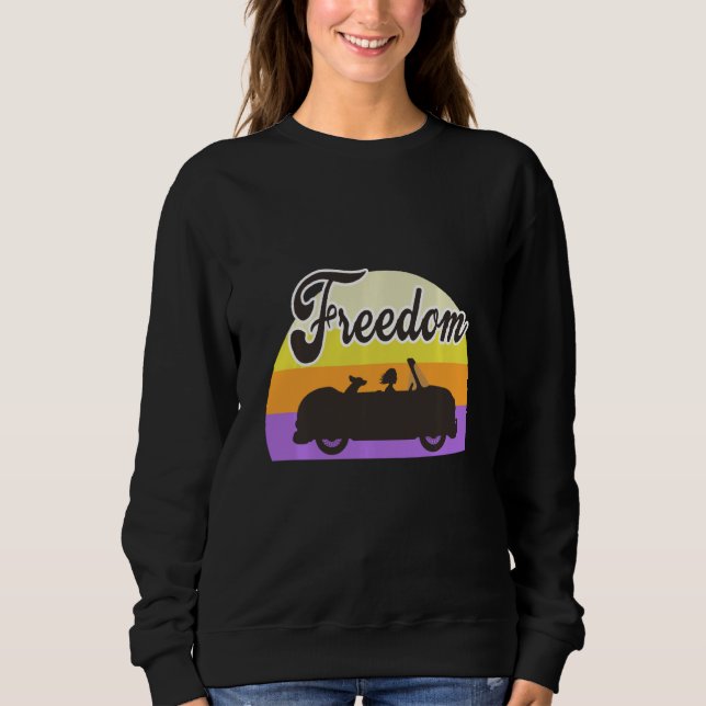 Frihet tar tid att utforska livet t shirt (Framsida)