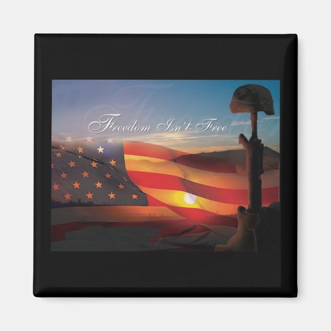 Frihet - tillfällig frihet magnet (Framsidan)