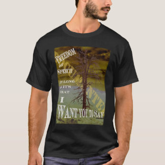Frihet Träd Tee - Tal frihet Shirt