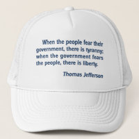 Frihet - Tyranny: Thomas Jefferson citationstecken