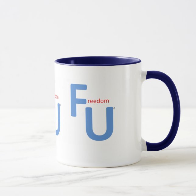 Frihet U 3 sid - FU-kaffemuggen Mugg (Höger)