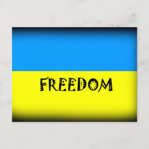 Frihet Ukraina Skriv ut Vykort