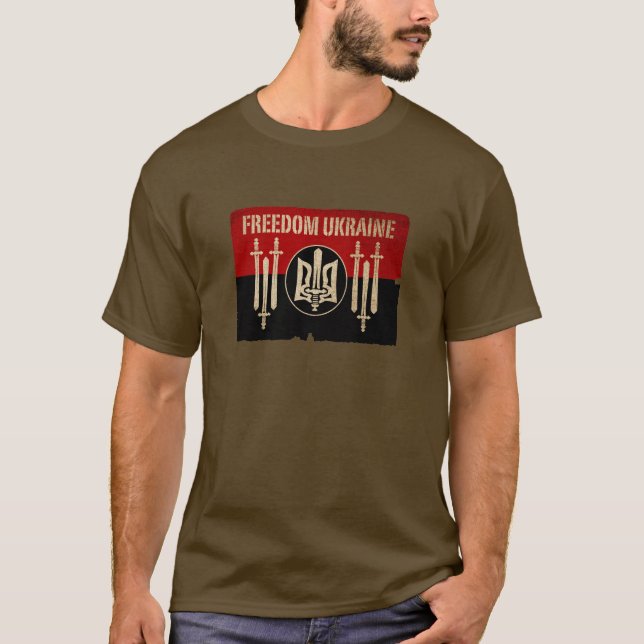 Frihet Ukraina T-shirt (Framsida)