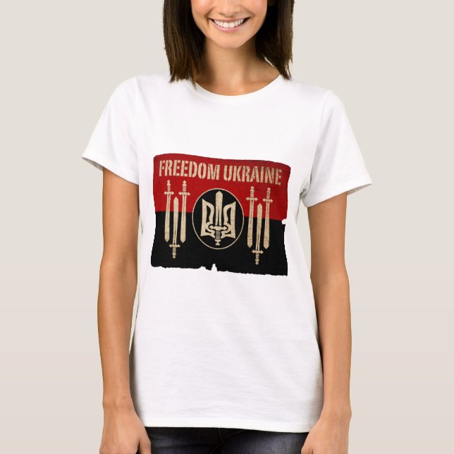 Frihet Ukraina Tee (Framsida)