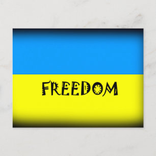 Frihet Ukraina Vykort