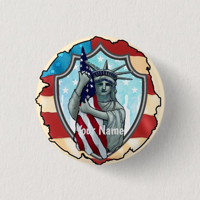 Frihet USA  Knapp (Framsida)