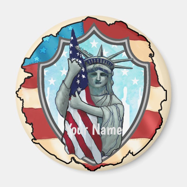 Frihet USA   Magnet (Framsidan)