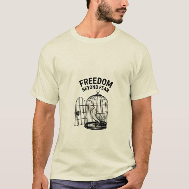 Frihet utom fruktan t shirt (Framsida)
