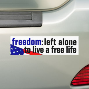 Frihet (v.2 flagga) bildekal
