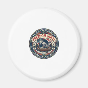Frihet Vinyl Patriotisk Patriotisk Vinylskiva Musi Magnet