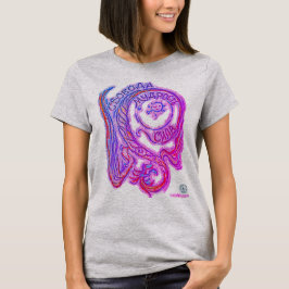 Frihet, visdom och styrka med draken, ryska t shirt
