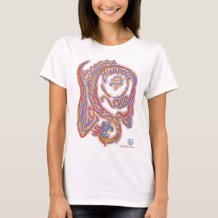 Frihet, visdom och styrka med draken, ryska t shirt