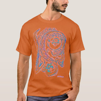 Frihet, visdom och styrka med draken, ryska t shirt