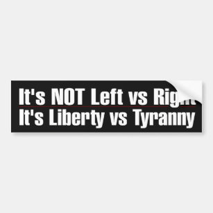 Frihet vs Tyranny Bildekal