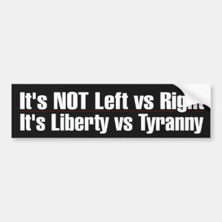 Frihet vs Tyranny Bildekal