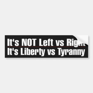 Frihet VS Tyranny Bildekal