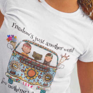 Friheten är bara ännu en Ord. Unisex T Shirt