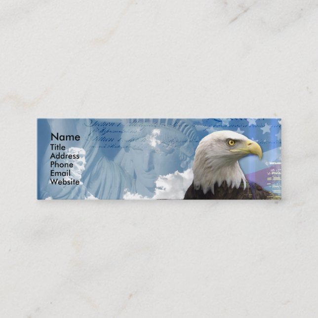 Friheten är inte fri mini visitkort (Framsida)