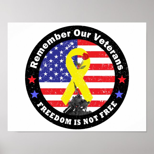 FRIHETEN ÄR INTE FRI POSTER (Framsidan)