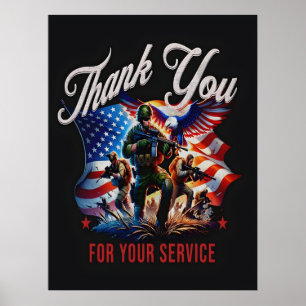 Friheten är inte fri - tack veteran 2025 poster