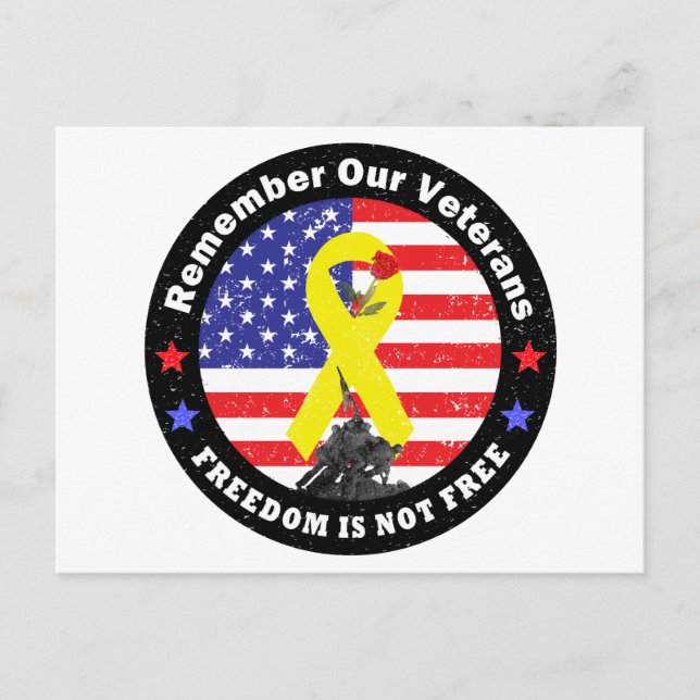 FRIHETEN ÄR INTE FRI VYKORT (Framsida)