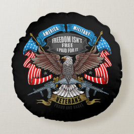 Friheten är inte gratis. Jag Betalat för det. Rund Kudde