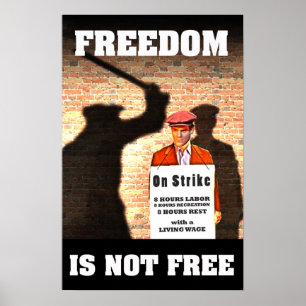Friheten är inte gratis - Poster för EU-vänliga