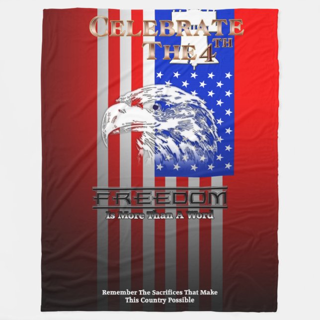 Friheten är mer än en Ord Liberty Fleece Blanket (Framsidan)