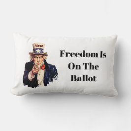 Friheten är på tapeten 2026 lumbarkudde