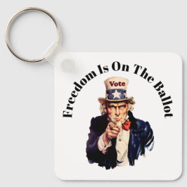 Friheten är på tapeten 2026 nyckelring