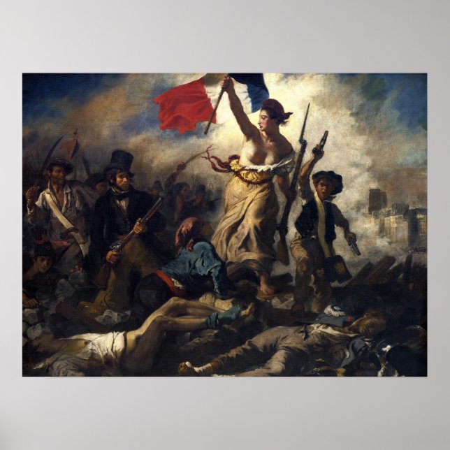 Friheten leder folket poster (Framsidan)