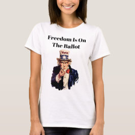 Friheten står på valsedeln 2026 t shirt