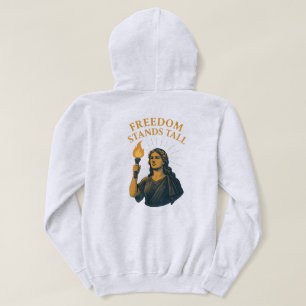Friheten står stolt – En fackla för alla Hoodie