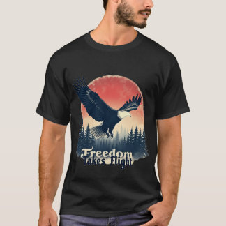 Friheten tar flyget t shirt