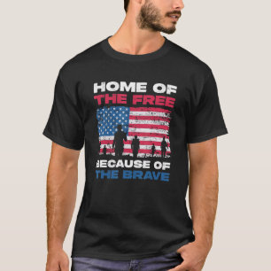 Frihetens hem på grund av Modiga för oberoende T Shirt