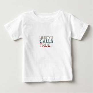 Frihetens kallelse sann brevdesign t shirt