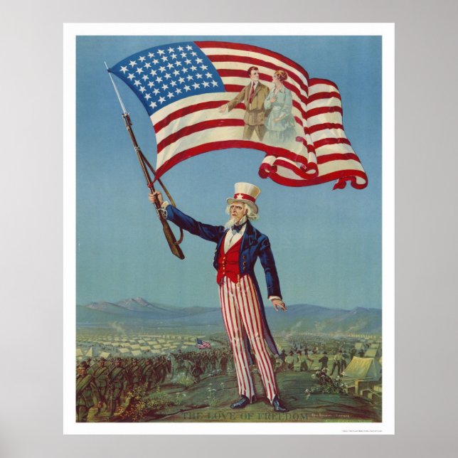 Frihetens Kärlek Poster (Framsidan)