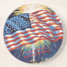 FRIHETENS mark.. Amerikansk Flagga