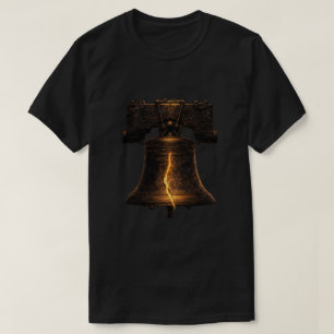 Frihetens Patriotiska Symbol - Frihetsklockan T Shirt