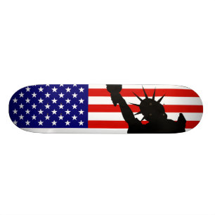 Frihetflagga Skateboard Bräda 20 Cm