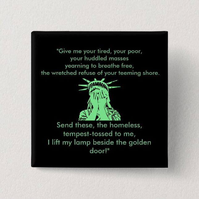 Frihetgråten klämmer fast knapp (Framsida)